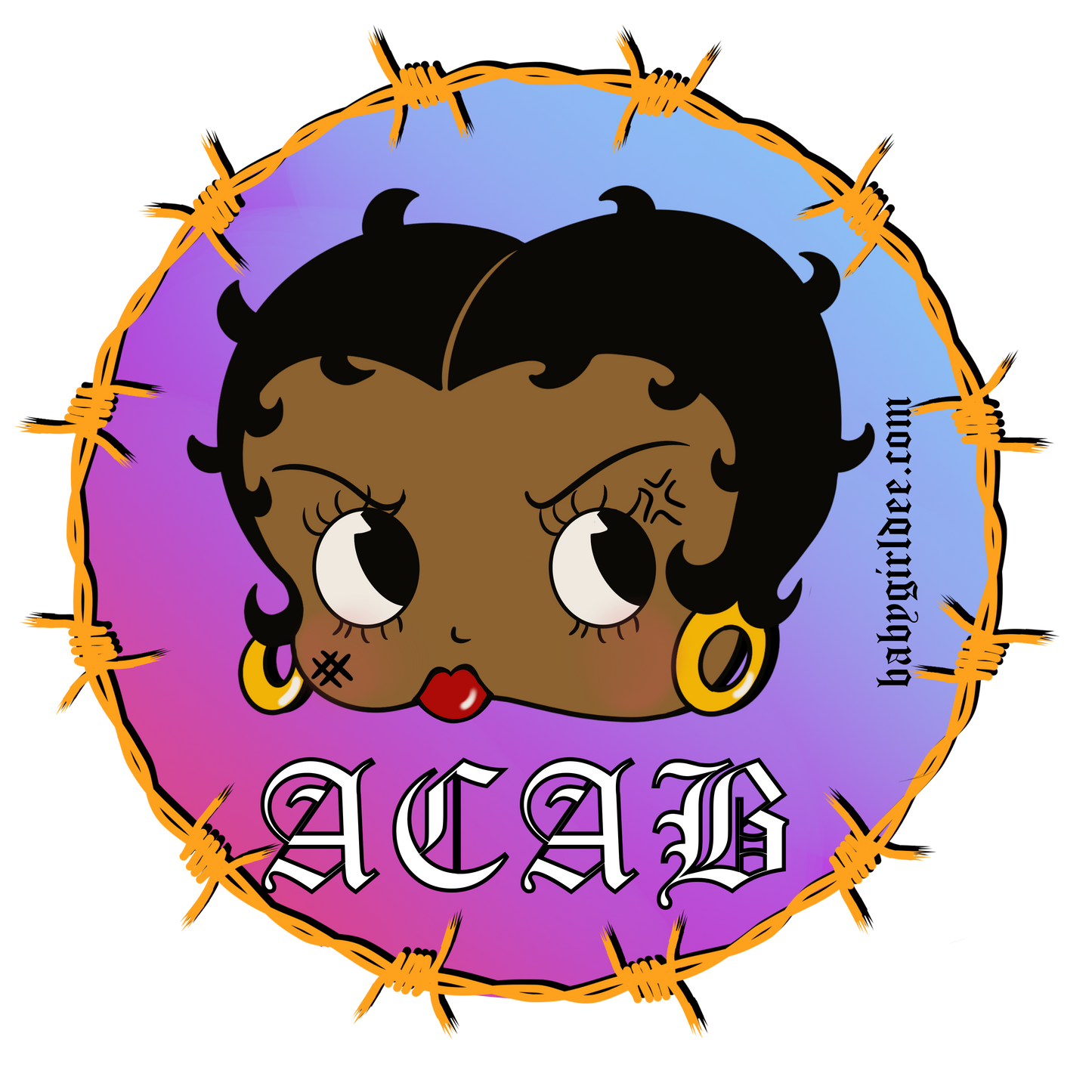 ACAB Betty Sticker