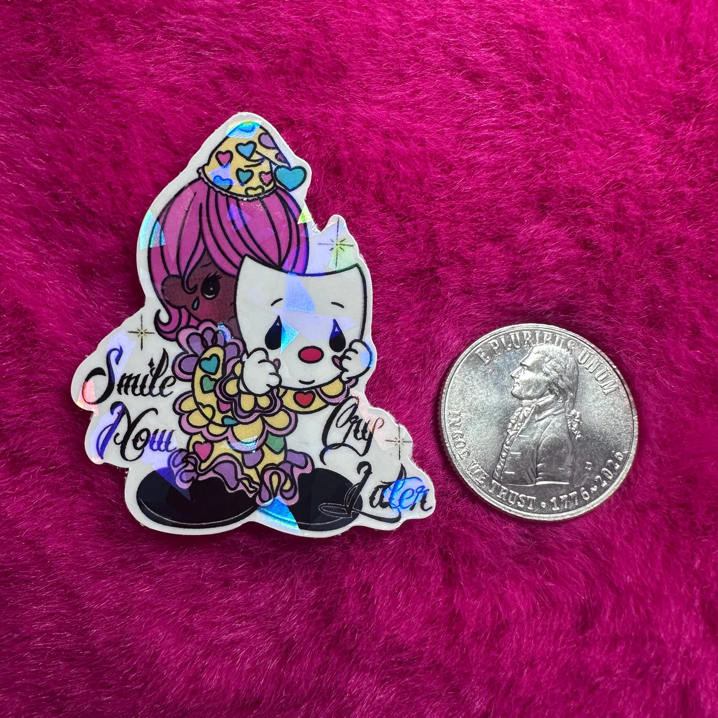 Smile Now Cry Later Precious moments sticker