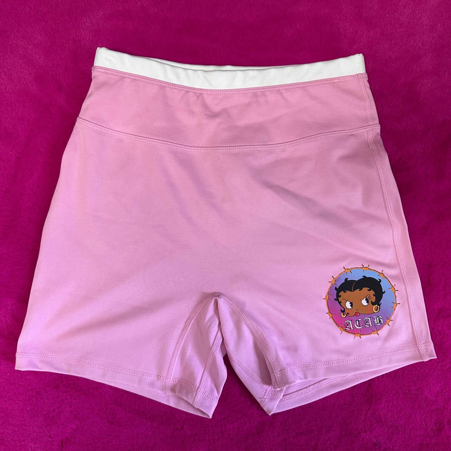 Pink ACAB Betty Shorts