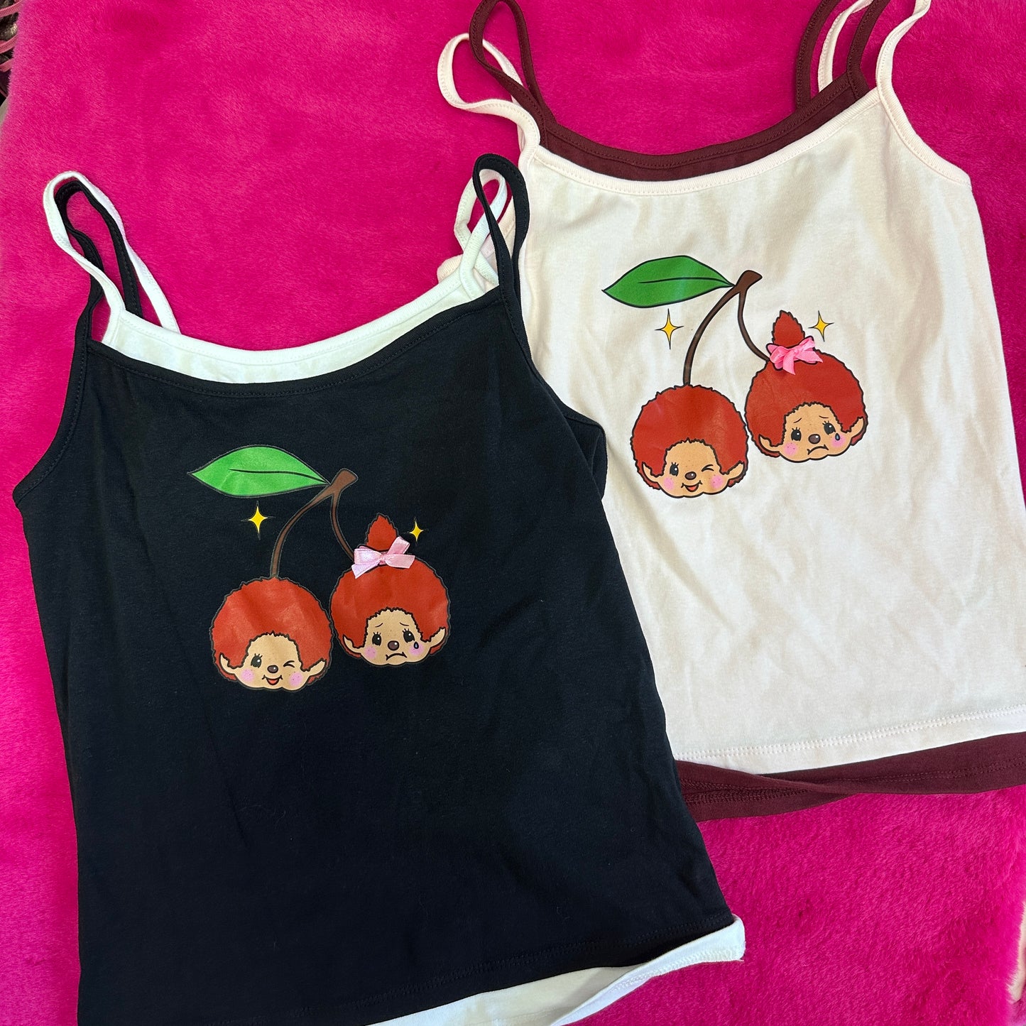 2 toned Monchhichi Tank