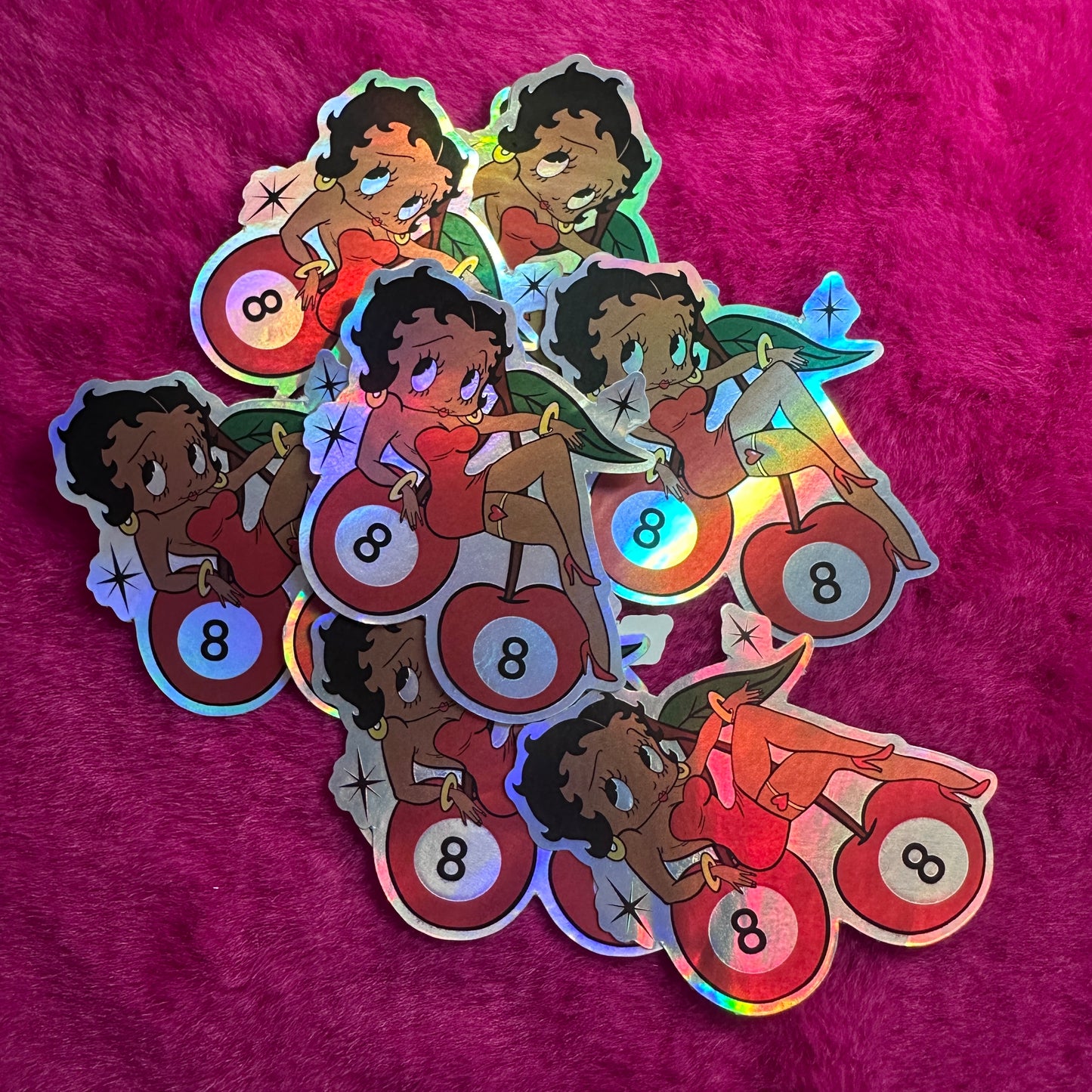 Eightball Betty Boop sticker