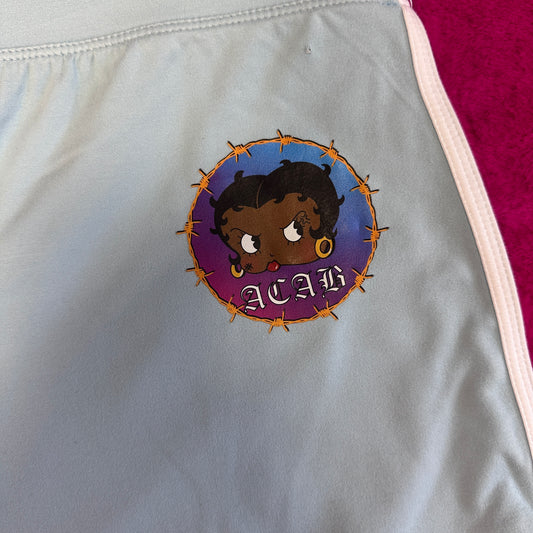 Blue ACAB Boop Shorts
