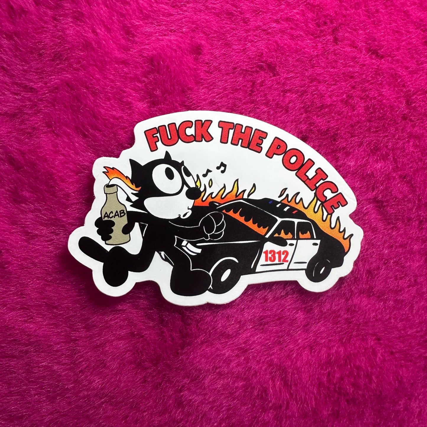 Burn it down Felix Sticker