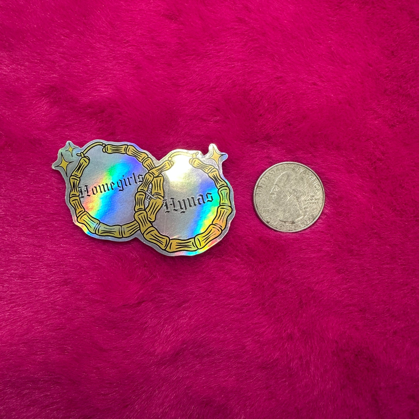 Homegirls Hoop Earring Sticker