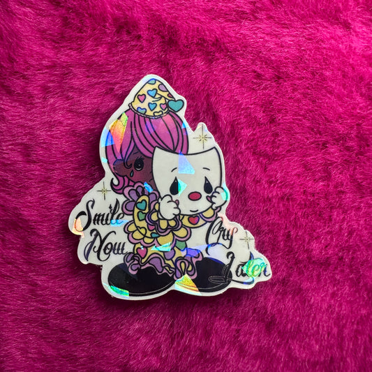 Smile Now Cry Later Precious moments sticker