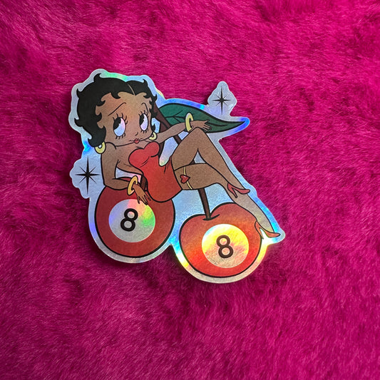 Eightball Betty Boop sticker