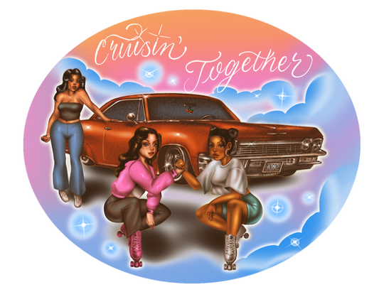 Cruisin' Together Holo Sticker