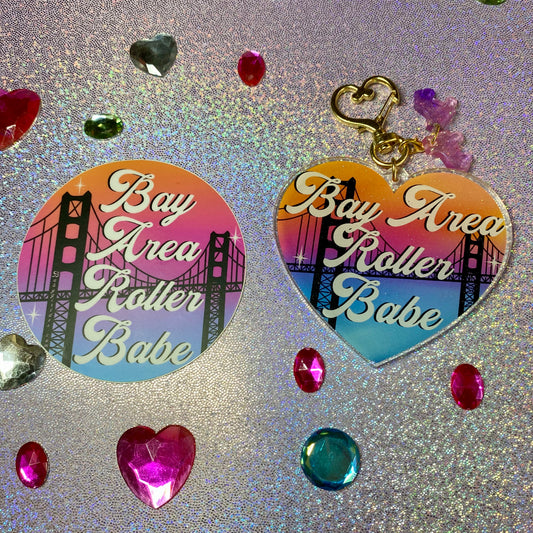 BARB Keychain + Sticker Set